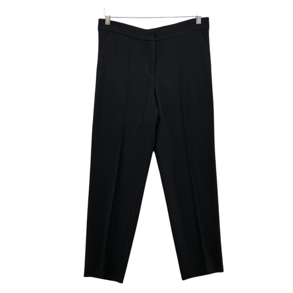 Amelia Toro Pants Womens 6 Black 100% Wool Ankle Length Crease Leg Career